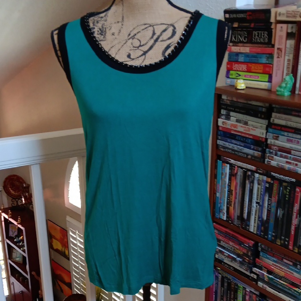 Elegant Teal Women's Tank Top